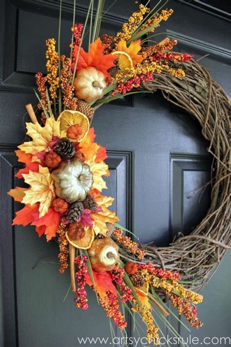 15 Welcoming And Easy Diy Fall Wreath Ideas On Love The Day