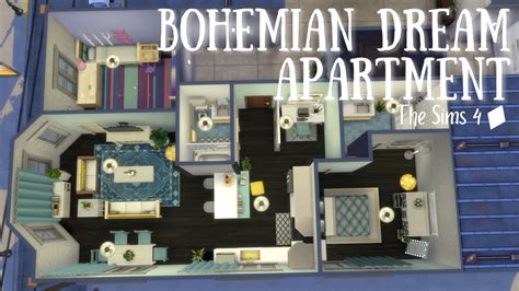 Bohemian Dream Apartment The Sims 4 Speed Build Youtube