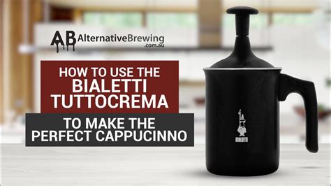 How To Use The Bialetti Tuttocrema Milk Frother Youtube