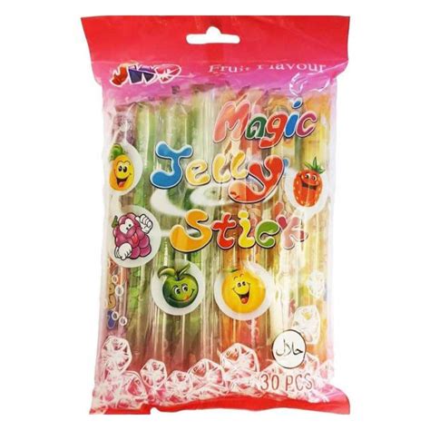 Jelly Straws Sticks Assorted Candy Snack 450 G Tasty America