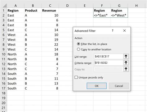 Excel Advanced Filter How To Use Does Not Contain Statology