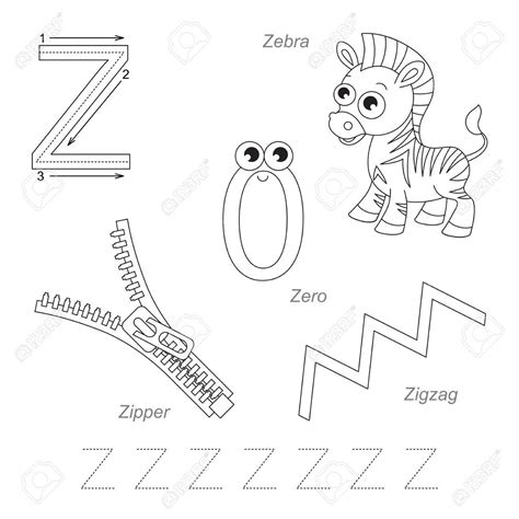 Letter Z Tracing Page