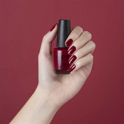 Deep Red Nail Polish Is The Perfect Color For Fall Try Malaga Wine In Opi Nail Lacquer