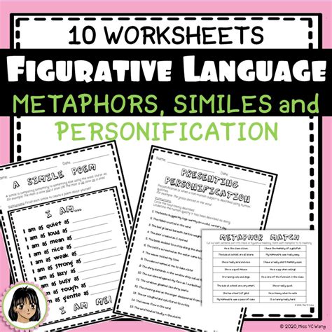 Figurative Language Worksheets - Worksheets Library