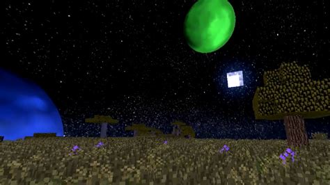 Painted Planets Night Sky Minecraft Resource Pack For Download Youtube