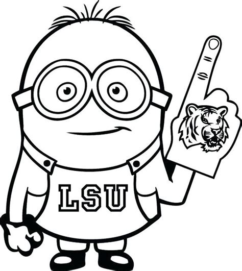 Lsu Football Coloring Pages Coloring Pages