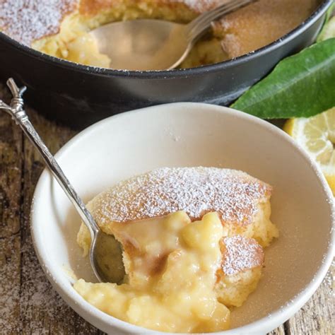 Lemon Pudding Cake Recipe An Italian In My Kitchen