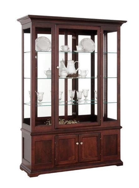 Curio cabinets 80 entertainment centers 349. Deluxe Side Light Curio Cabinet from DutchCrafters Amish ...