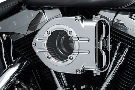 These air filters come with a k&n million mile limited warranty. Kuryakyn 8746 Chrome Hypercharger Air Filter Trap Door ...