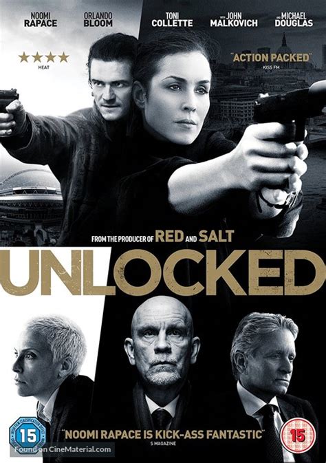 Unlocked 2017 British Dvd Movie Cover