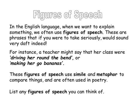 KS3 Poetry: Figures of Speech | Teaching Resources