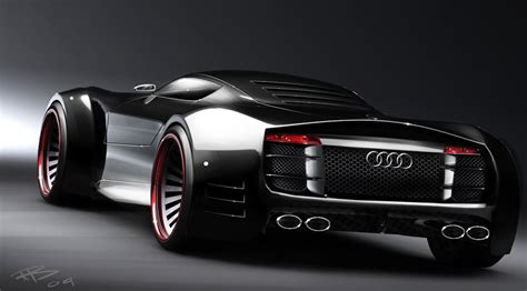R10 Concept Back Super Cars Concept Cars Audi Cars