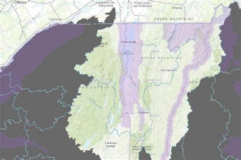 Lake Champlain Basin Fandw Conservation Planning Map Data Basin