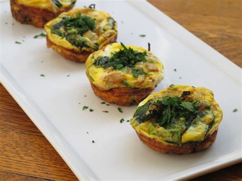 Kitchen Sink Diaries Mini Spinach And Onion Frittatas