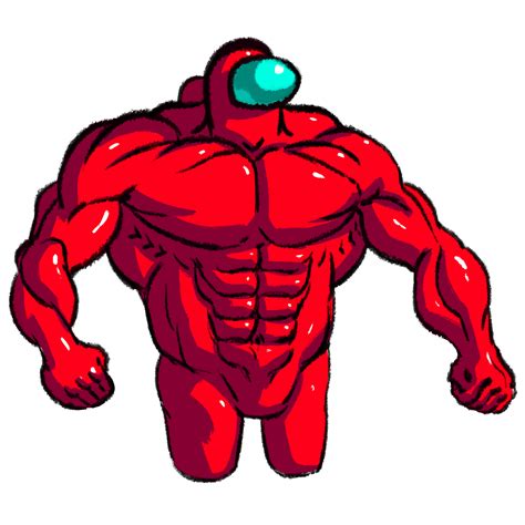 Transparent Png Red Among Us Character