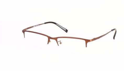 titanium brand glasses frames myopia eyeglass straight temple optical frame glasses for men half
