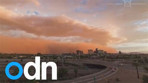 Timelapse Video Shows Giant Wall Of Dust Sweeping Through Phoenix