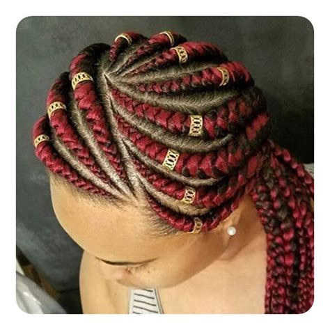 First of all, you begin by weaving cornrow braids and you add synthetic hair material as you continue with the weaving. 95 Best Ghana Braids Styles for 2020 - Style Easily