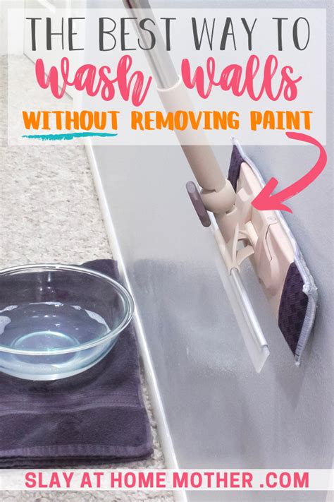How To Wash Walls Homemade Wall Cleaner Recipe Paint Remover