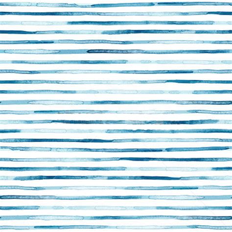 Blue Stripes Wallpaper Milk Decor