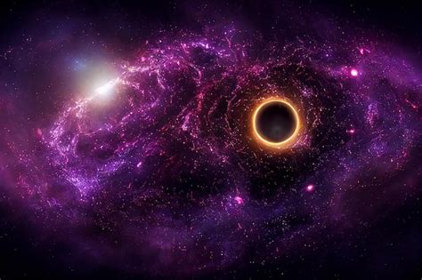 Premium Photo Majestic Cosmic Wormhole In Deep Space 3d Art Work