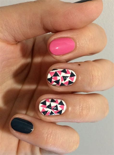 70 Geometric Pattern Nail Designs That You Will Love To Try Blurmark