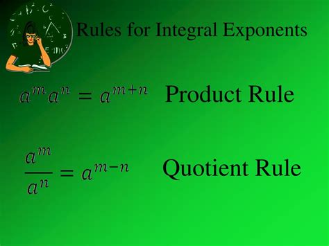Ppt 41 The Product Rule And Power Rules For Exponents Powerpoint F39