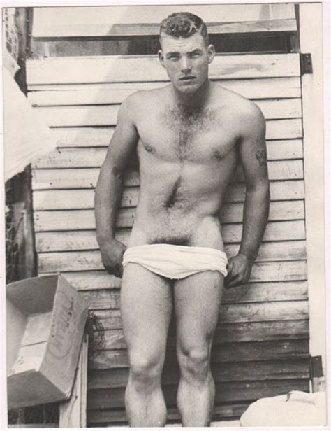 Young Man Seeking Friends 1960s Vintage Men Vintage Swimwear Man