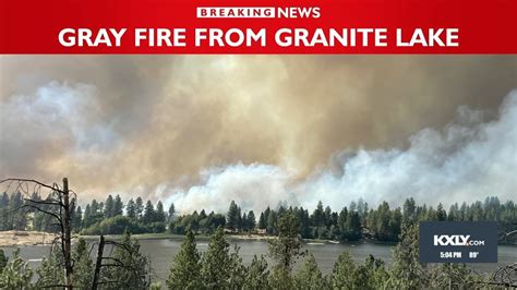 5 Pm Update On Gray Fire Burning In Medical Lake Youtube