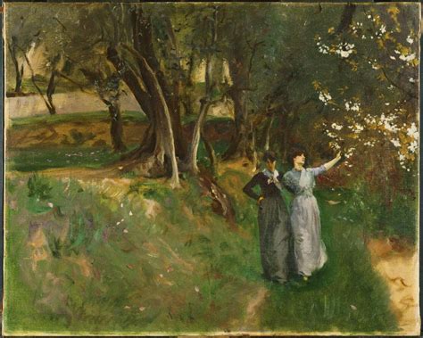 John Singer Sargent - Landscape with Women in Foreground, 1883 | Style Me Pretty | Pinterest ...