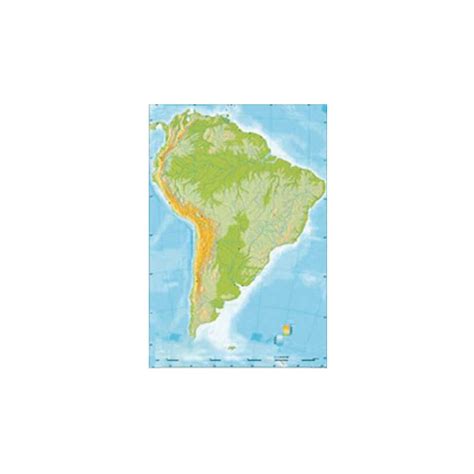 PACK Mapas Mudos Color Físicos América del Sur