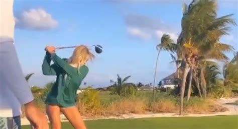 Paulina Gretzky Unveils Impressive Golf Swing While