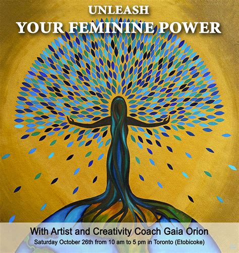 Unleash Your Feminine Power Creative Day Workshop Shop Original Art