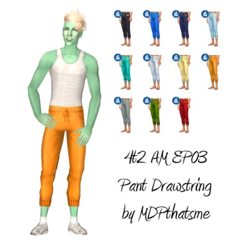 mdpthatsme this is for sims 2 4t2 am ep03 pant drawstring men athletic wear athletic
