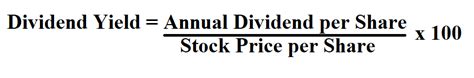 How To Calculate Dividend Yield