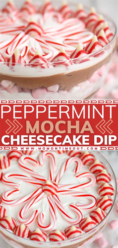 Layered Peppermint Mocha Cheesecake Dip Mocha Cheesecake Peppermint
