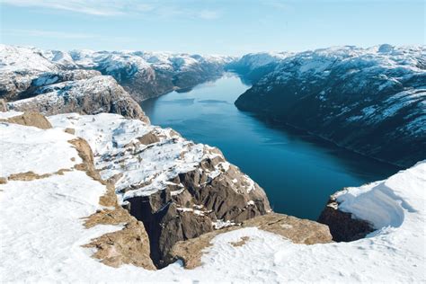 冬のリーセフィヨルド ノルウェーの冬の風景 毎日更新！ 北欧の絶景をお届けします Hokuo S ~北欧の風景~