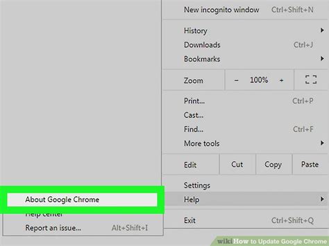 But if you haven't closed your browser in a while, you might see a pending update: 3 Ways to Update Google Chrome - wikiHow