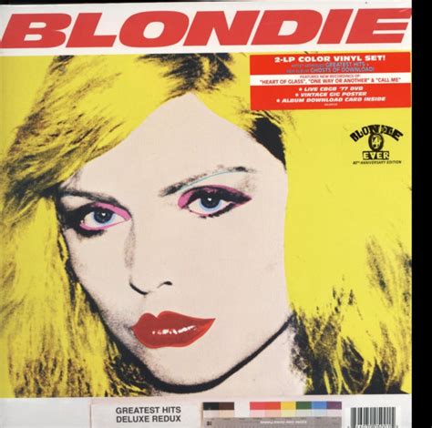 Blondie Blondie 40 Ever Greatest Hits Deluxe Redux Vinyl Lp Soundslikevinyl