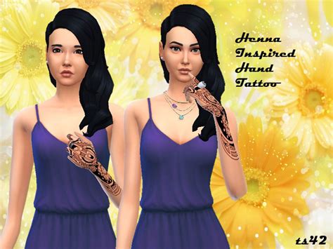 Henna Inspired Tattoo The Sims 4 Catalog