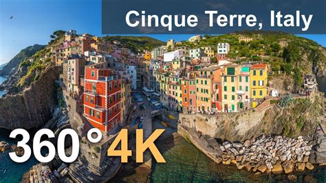 360° Cinque Terre Italy 4k Aerial Video Youtube