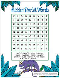 This time we challenge you to find the words hidden in puzzles below! Fun Activity Sheets About Your Teeth for Kids ...