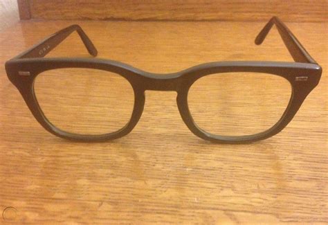 1960s Us Military Uss Army Marines Issue Glasses Bcgs Vintage Black Frame 1841975289
