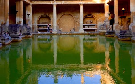Visiting The Roman Baths In Bath England