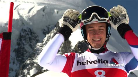 Luca aerni belegte in madonna platz 2, geschlagen nur von marcel hirscher. Helvetia Assicurazioni: Pubblicità TV - ski alpino, Luca ...