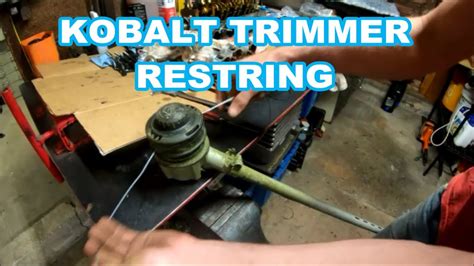 Weed whackers, which use a monofilament (a twisted synthetic filament), line or string to trim weeds and grass, are an essential lawn care tool. How To Restring Kobalt Cordless Trimmer 80v weed wacker - YouTube