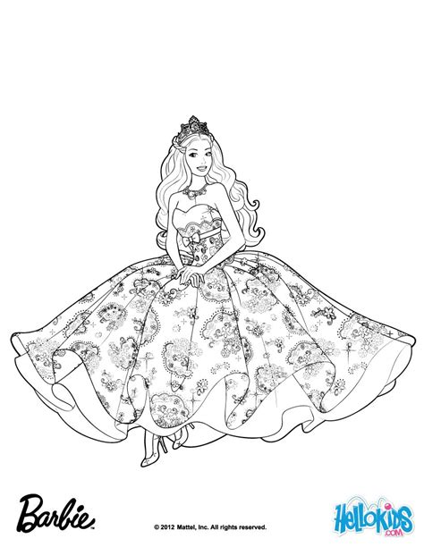 85 Barbie Coloring Pages For Girls Barbie Princess Friends And