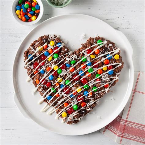 Candy Pizza Heart Recipe How To Make It Taste Of Home