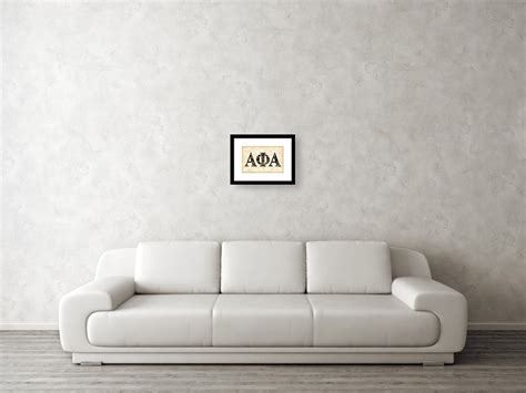 Alpha Phi Alpha Parchment Framed Print By Stephen Younts