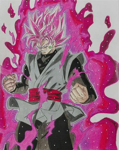 Goku Black Ssj Rose Dragon Ball Art Dragon Ball Anime